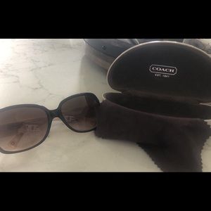 Coach sunglasses with case